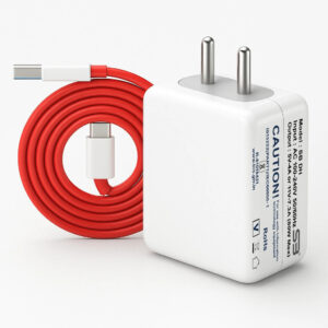 SB 80 W SuperVOOC 7.3 A Wall Charger for Mobile with Detachable Cable  (White, Cable Included)