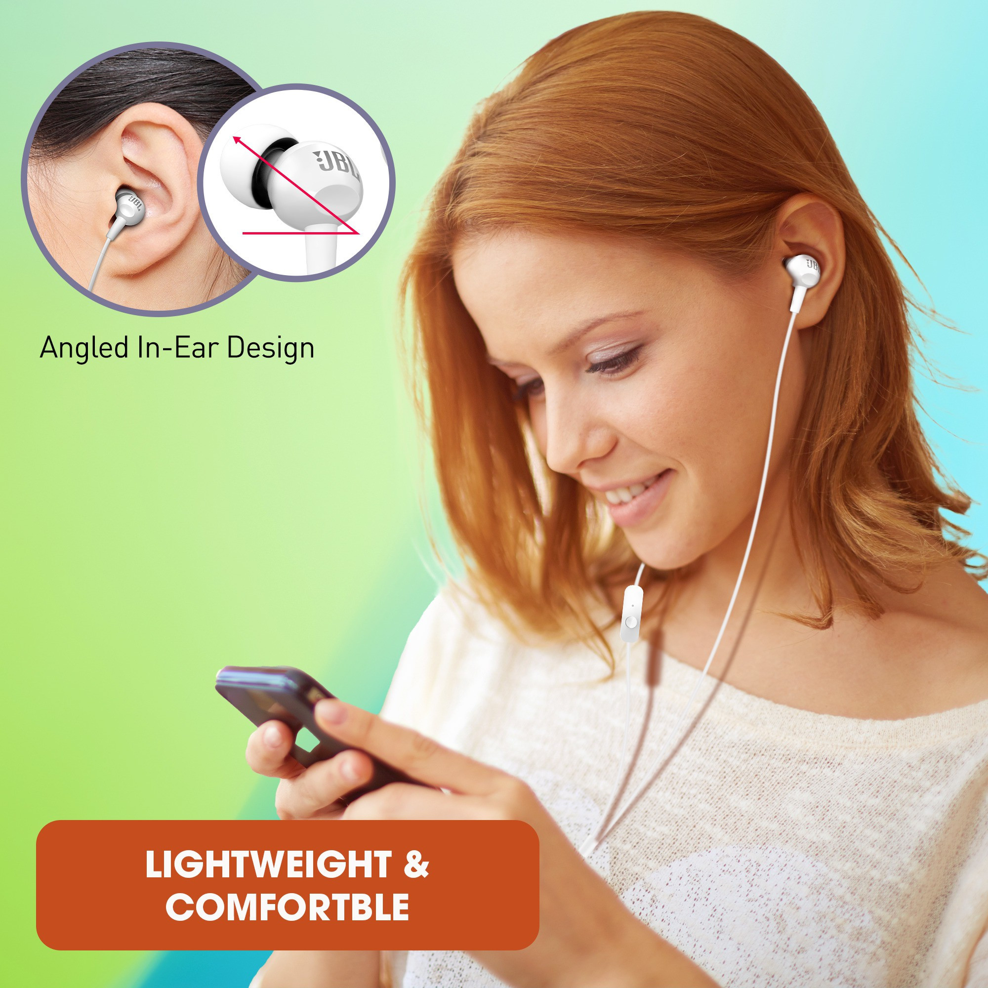 JBL C150SI with One Button Universal Remote Wired Gaming (White, In the Ear) - Image 3