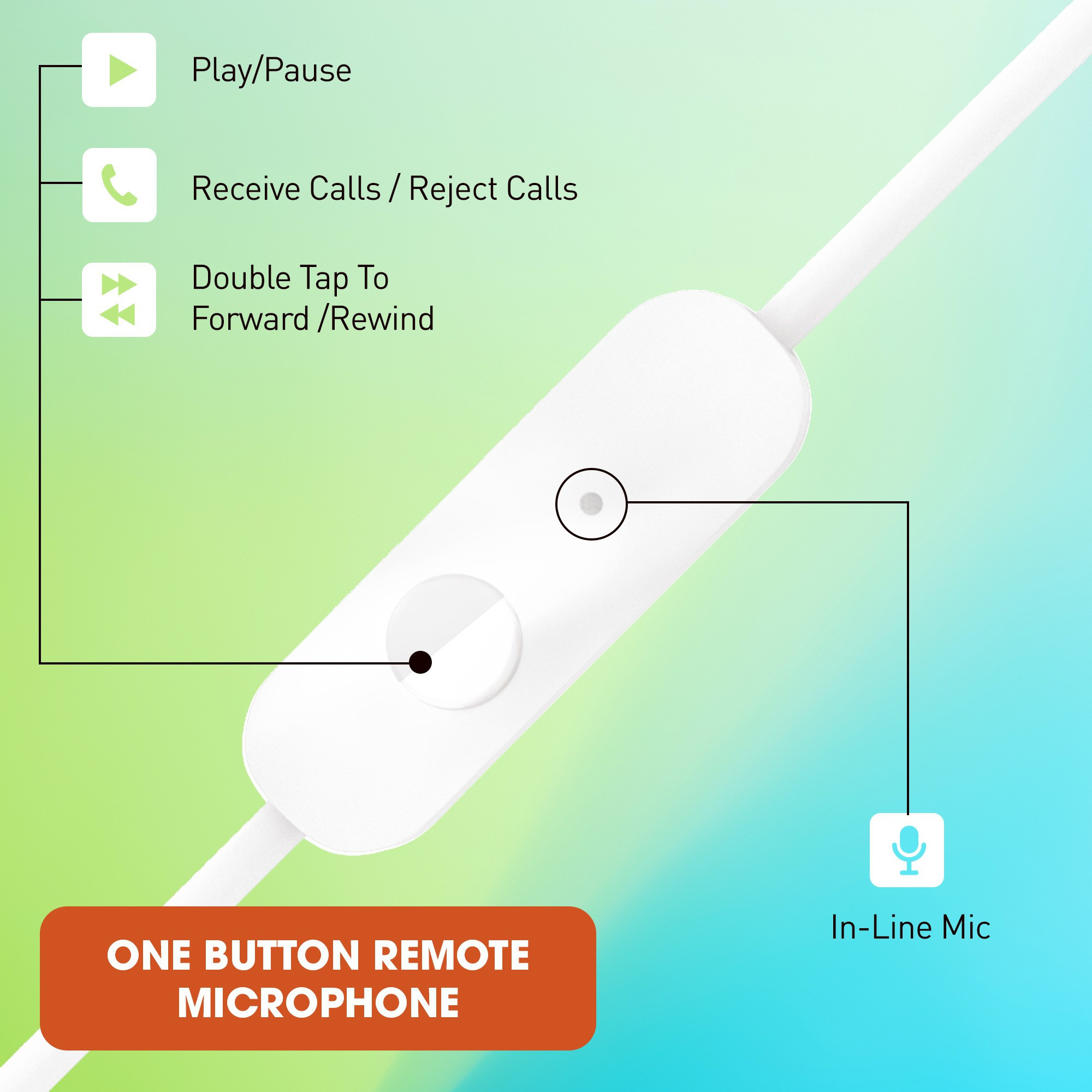 JBL C150SI with One Button Universal Remote Wired Gaming (White, In the Ear) - Image 4