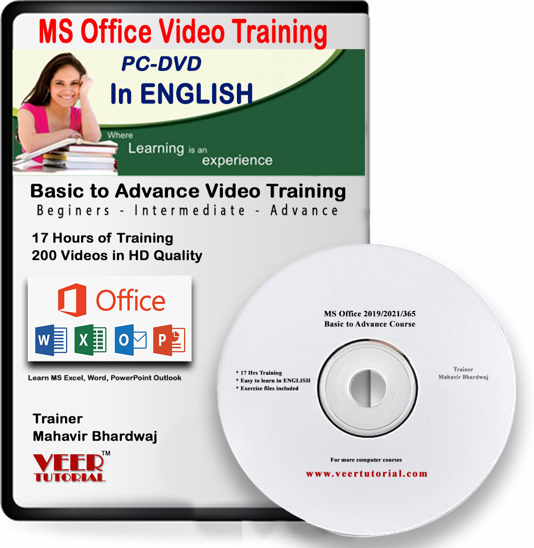 veertutorial Complete Microsoft Office 2019/2021/365 Video Training (English)