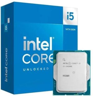 Intel Core i5 14600K (CPU Cooler Fan not Included) 3.5 GHz Upto 5.3 GHz LGA1700 Socket 14 Cores 20 Threads 24 MB Smart Cache Desktop Processor (Silver)