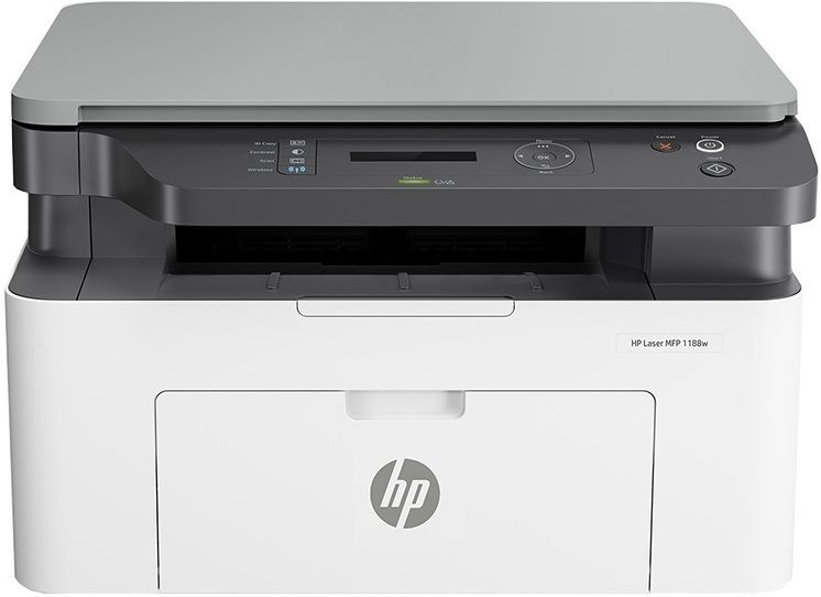 HP MFP 1188A Multi-function Monochrome Laser Printer (Toner Cartridge, 4 Ink Bottles Included)