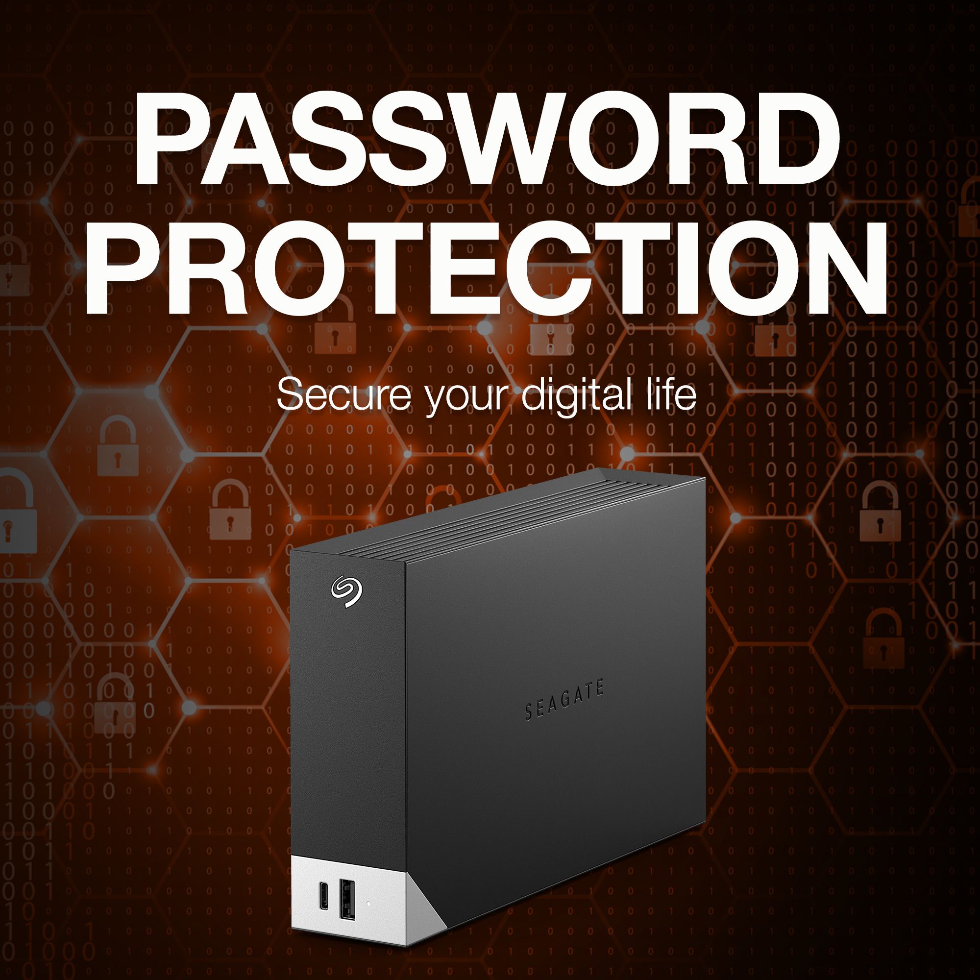 Seagate 12 TB External Hard Disk Drive (HDD) (Black) - Image 4