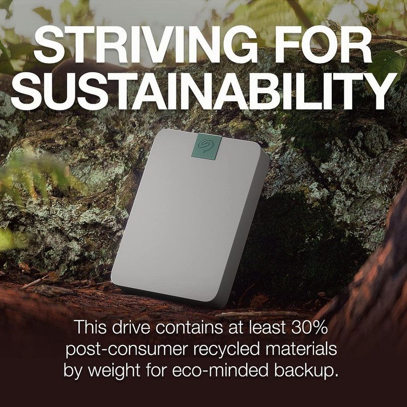 Seagate 5 TB External Hard Disk Drive (HDD) with 5 TB Cloud Storage (Pebble Grey) - Image 2