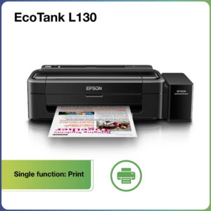 Epson L130 Single Function Inkjet Printer  (4 Ink Bottles Included)