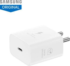 Samsung 25 W GaN 3 A Wall Charger for Mobile  (White)