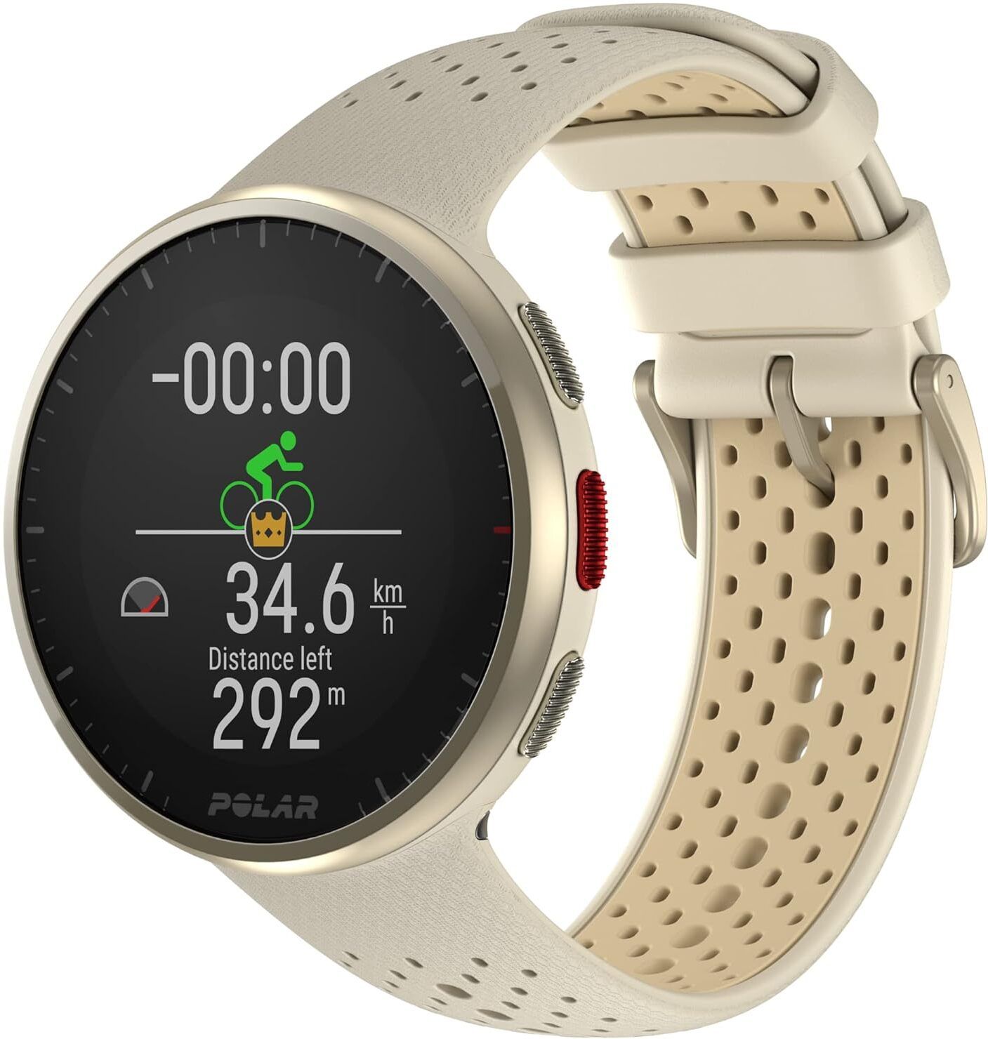 Polar Pacer Pro-Advanced GPS Sports Watch (Champagne-Gold) Smartwatch (Gold Strap, Free Size) - Image 2