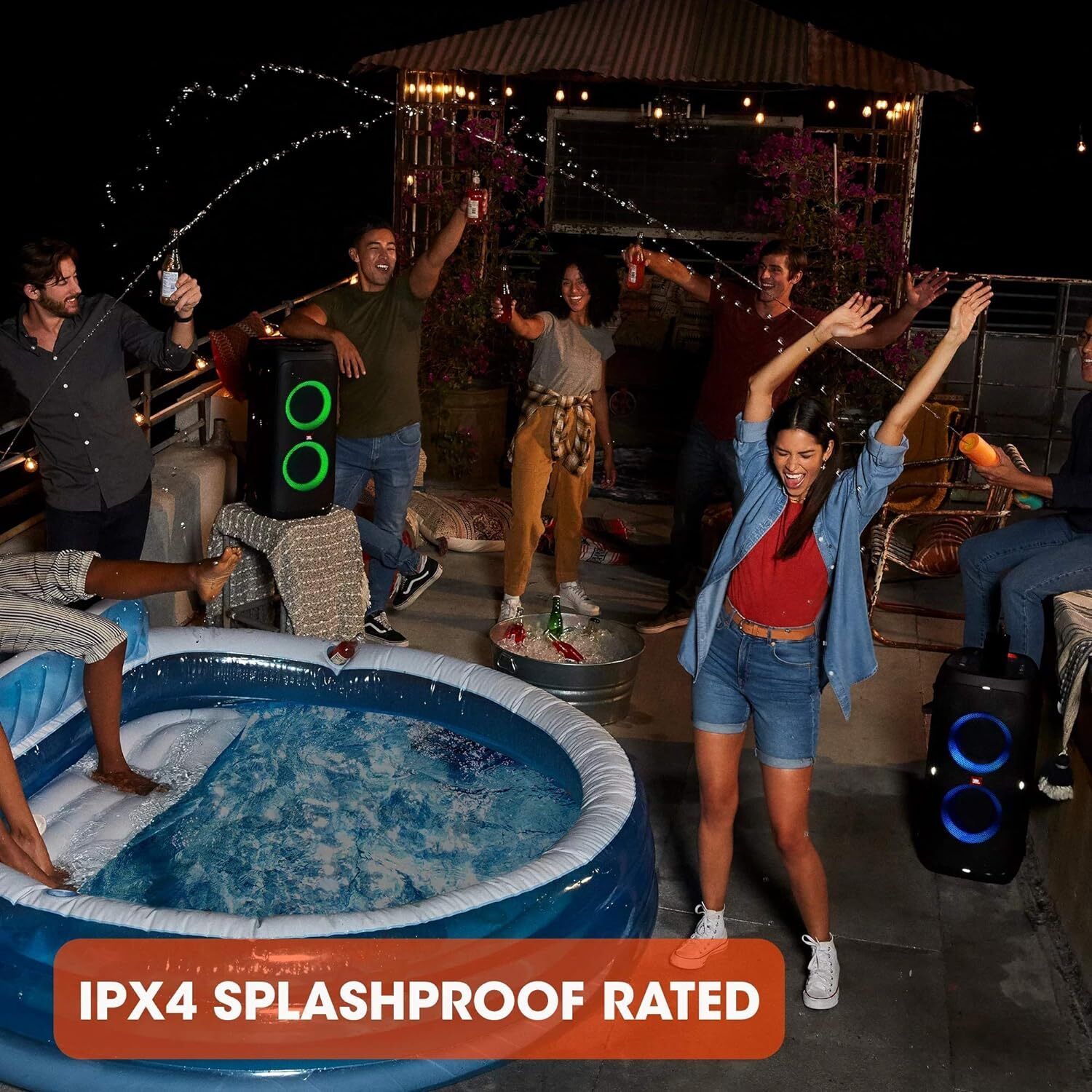 JBL Partybox 310 - 18Hrs Playtime, Pro Sound, Dynamic Light Show, Portable 240 W Bluetooth Speaker (Black, Stereo Channel) - Image 4