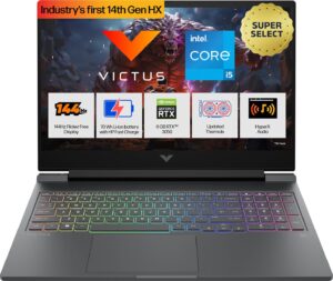 HP Victus Intel Core i5 14th Gen 14450HX - (16 GB/512 GB SSD/Windows 11 Home/6 GB Graphics/NVIDIA GeForce RTX 3050/144 Hz) 16-r1703TX Gaming Laptop  (16.1 inch, Mica Silver, 2.31 kg, With MS Office)