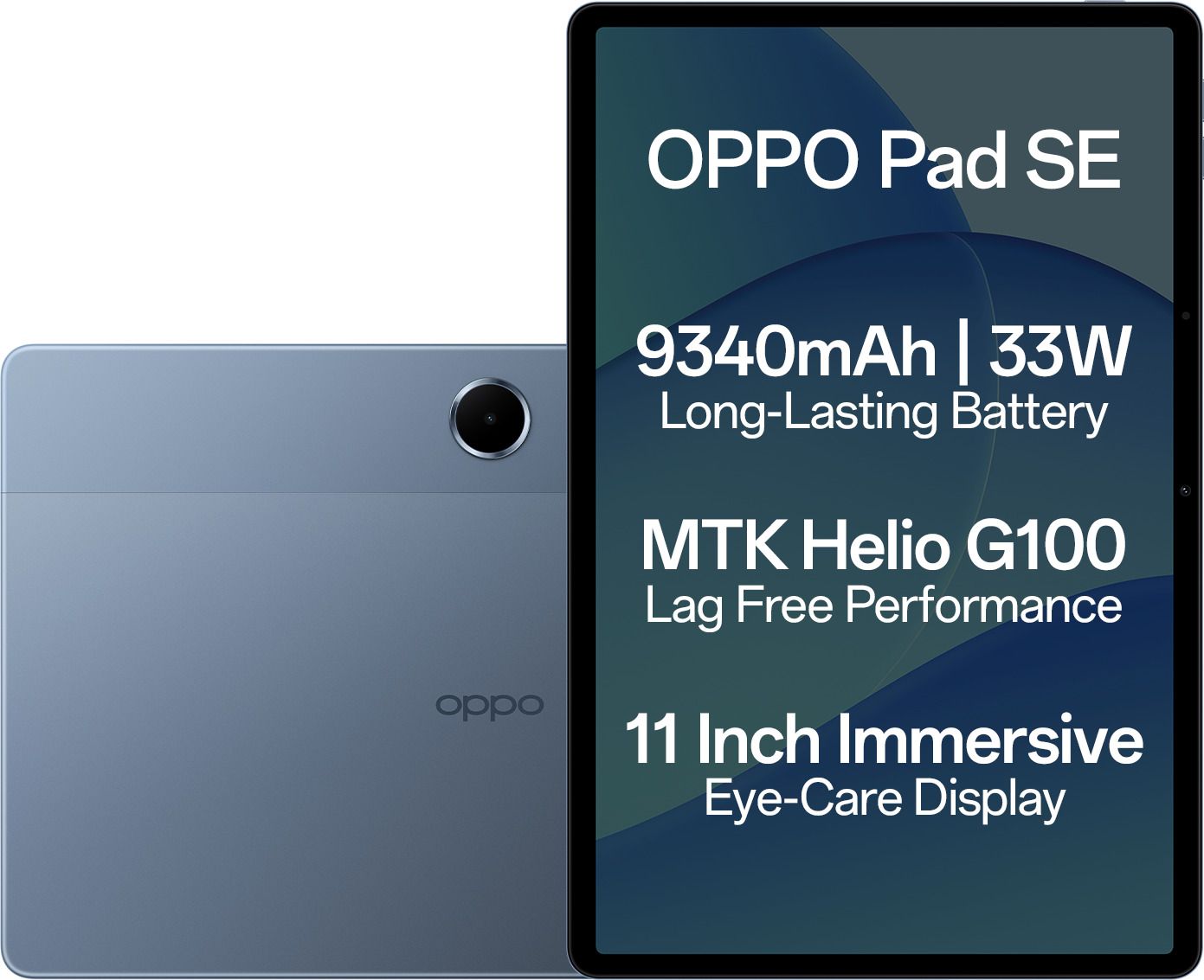 OPPO Pad SE 4 GB RAM 128 GB ROM 10.95 inch with Wi-Fi Only Gaming Tablet (Twilight Blue)