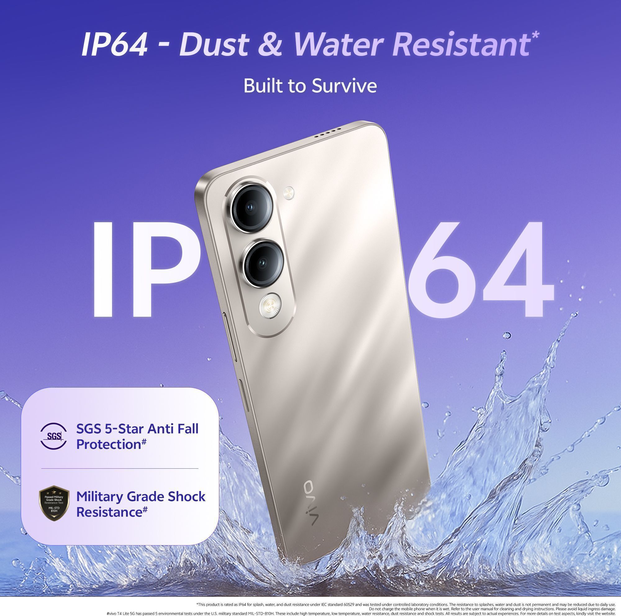 vivo T4 Lite 5G Charger in the Box (Titanium Gold, 256 GB) (8 GB RAM) - Image 3