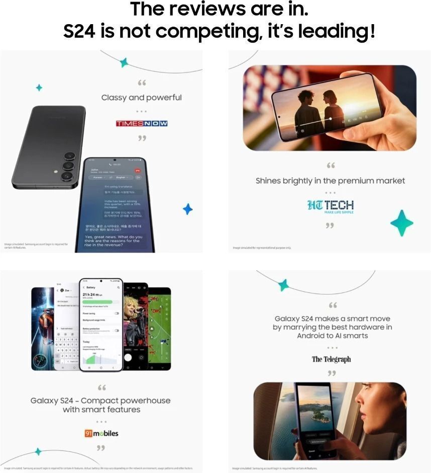 Samsung Galaxy S24 5G Snapdragon (Onyx Black, 256 GB) (8 GB RAM) - Image 2