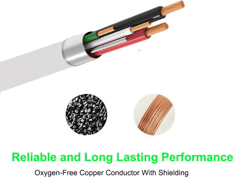 TROST Micro USB Cable 2 A 3 m Extra Long (3 Mtr) Charging/Sync A Plus Champ (Compatible with Karbonn A Plus Champ, White, One Cable) - Image 2