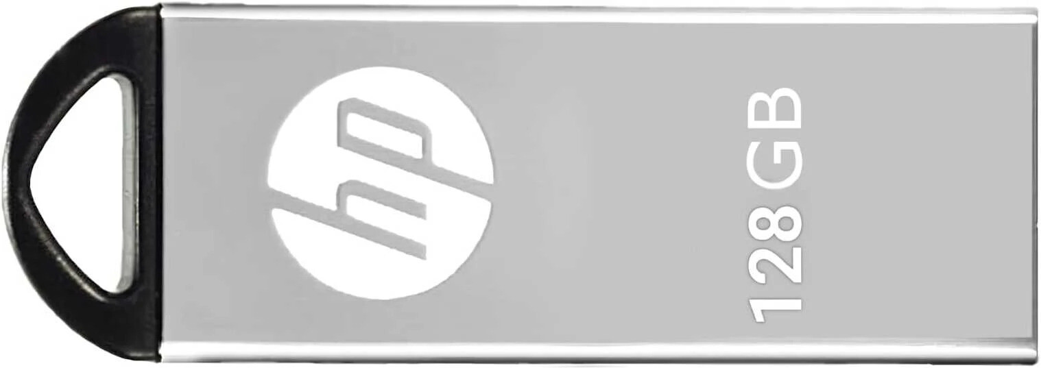 HP v220w250 128 GB Pen Drive Compatible with Audio Player, Desktop Computer, Gaming Console, Laptop, Mobile, Tablet USB 2.0 Metal Case - Image 2